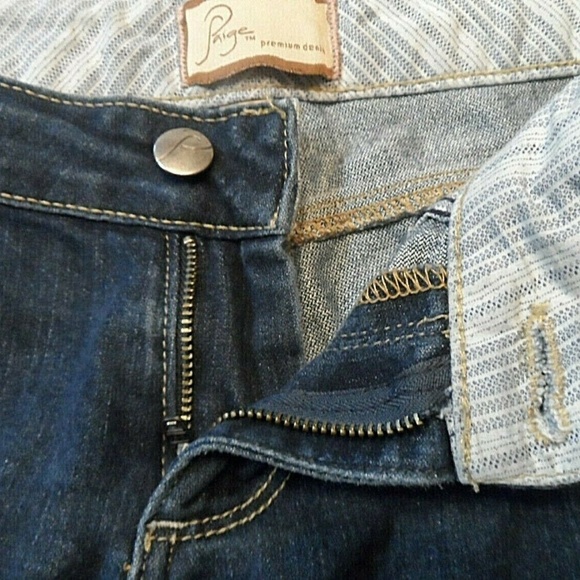 Paige Womens Jeans Size 29 Petite Canyon Boot Cut - Picture 4 of 8